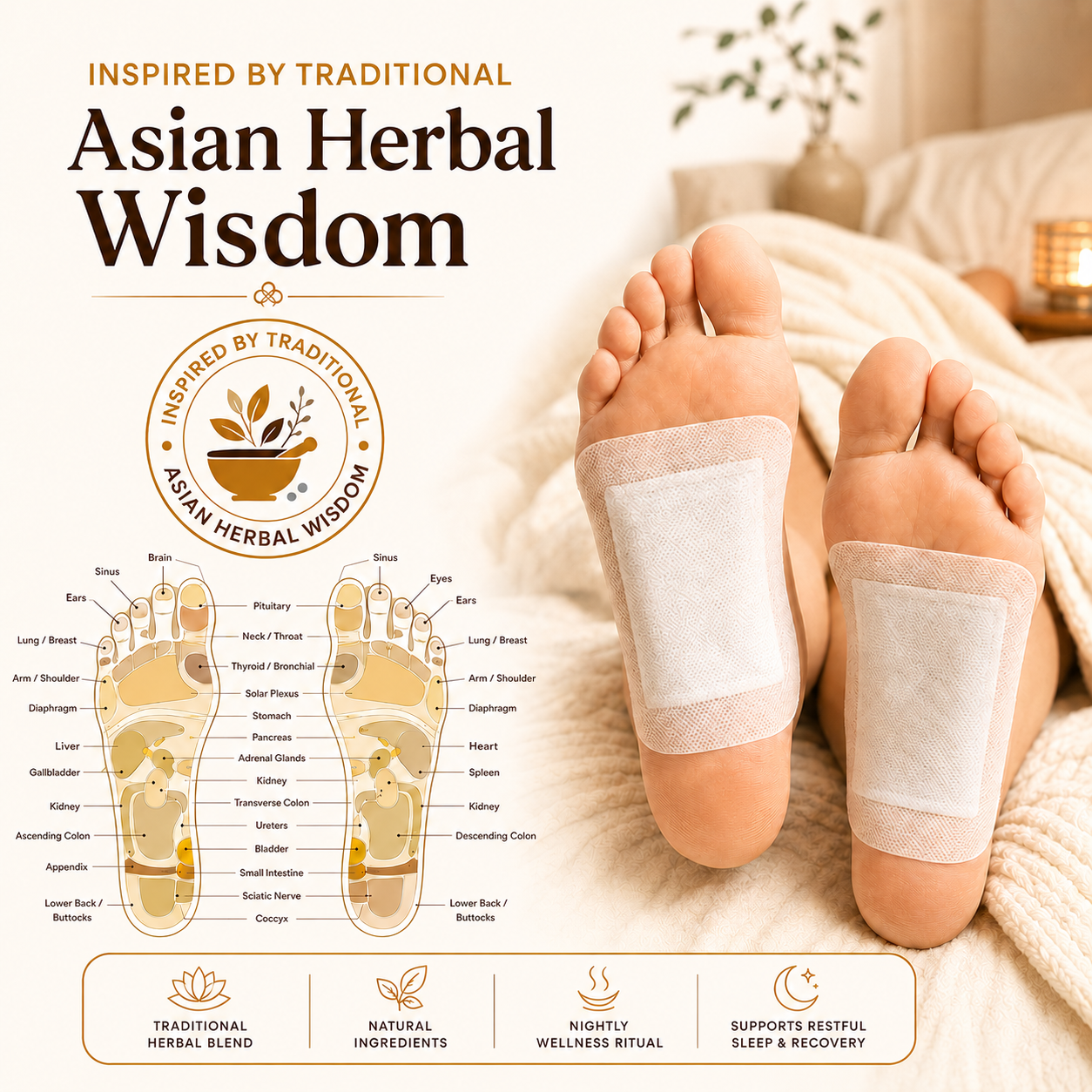 ByKirae Japanese Foot Patches